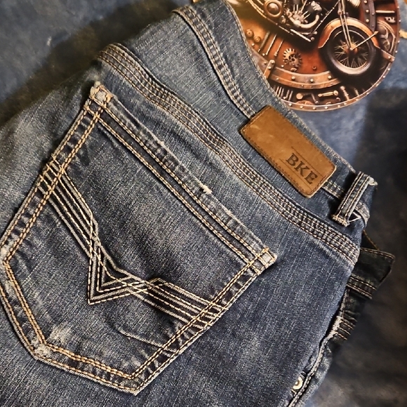 BKE Other - BKE Nolan Straight Dark Blue Denim Jeans 40S